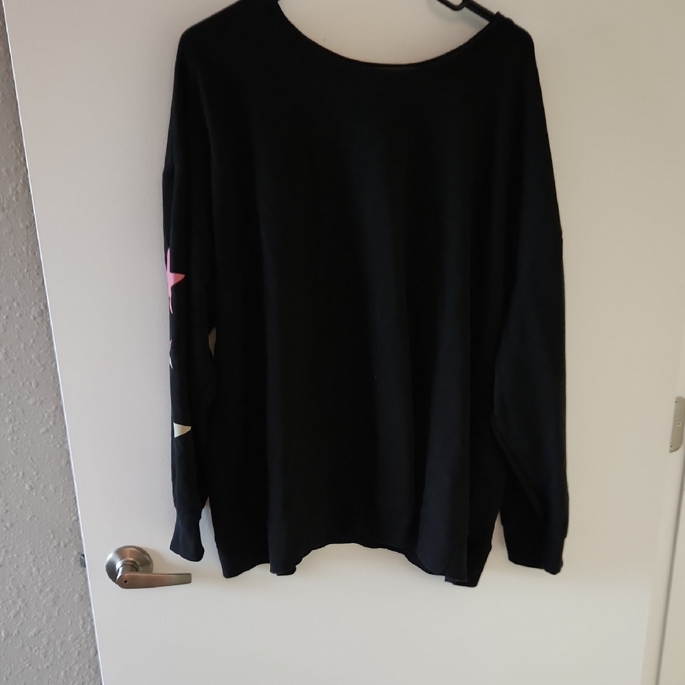 Torrid Black Super Soft Fleece Top